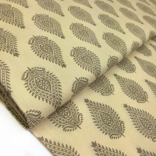 indischer Bio Baumwollstoff pan butta