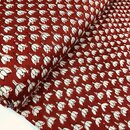 indischer blockprint baumwollstoff indigo