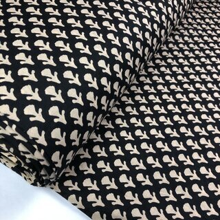 indischer blockprint baumwollstoff indigo