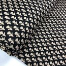 indischer blockprint baumwollstoff indigo