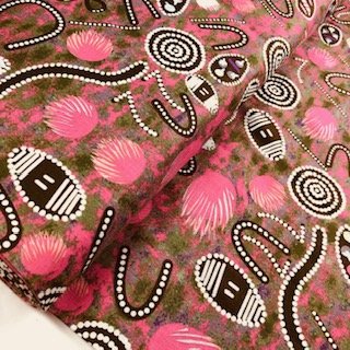 australischer Stoff aborigines Baumwolle meterware ethnostoff