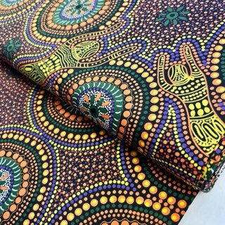 australischer Stoff aborigines Baumwolle meterware ethnostoff