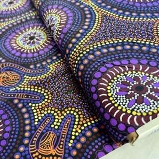 australischer Stoff aborigines Baumwolle meterware ethnostoff