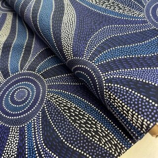 australischer Stoff aborigines Baumwolle meterware...