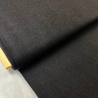 Handloom uni schwarz