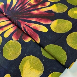 afrikanischer waxprint stoff rot venua