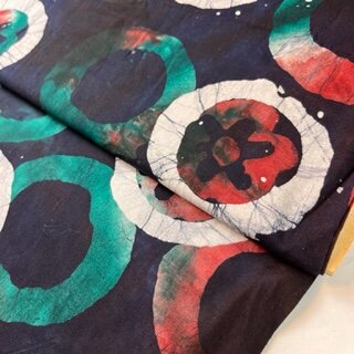 afrikanischer waxprint stoff rot venua