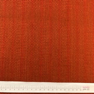 Merino Wollstoff - mit Bordre orangebraun/purple