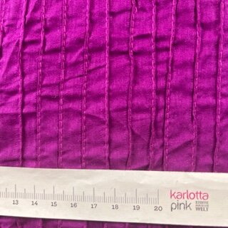 Pin tucked magenta