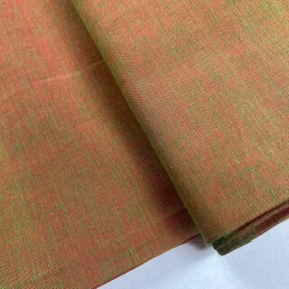 handgewebte indische Baumwollstoffe Fair Trade Handloom senf melange