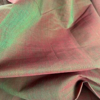 Handloom duotone grn-magenta