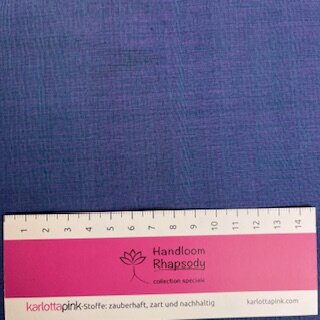 Handloom duotone hellblau-lila