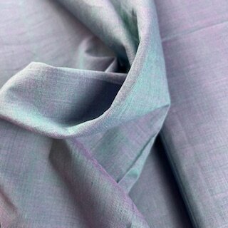 Handloom duotone hellblau-lila