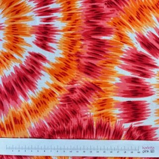 OrangeTie Dye (Waxprint)