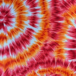 OrangeTie Dye (Waxprint)