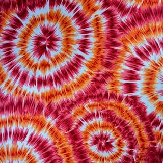 OrangeTie Dye (Waxprint)