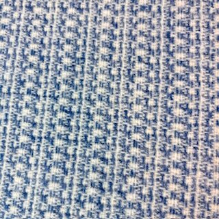 Mosel Tweed 3 blau-wei  angerauht