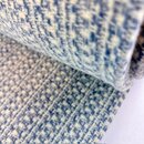 Mosel Tweed 3 blau-wei  angerauht