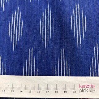 Ikat Pochampally royalblau