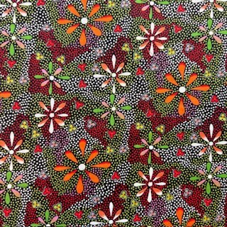 Flowers in the Desert black