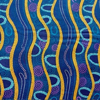 Gathering by the River blue