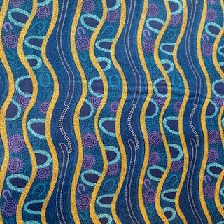 Gathering by the River blue