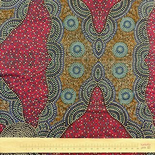 Kangaroo Grass & Bush Waterhole red