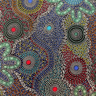 Women Dancing blue