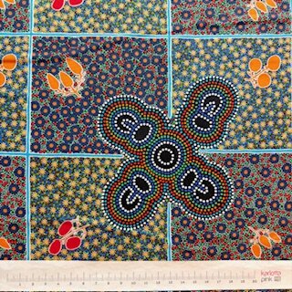 Women Gather Bush Tucker blue