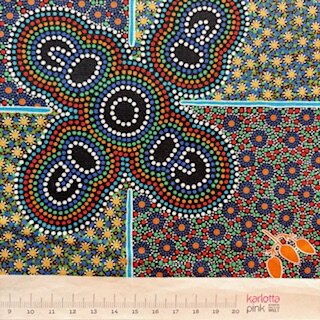 Women Gather Bush Tucker blue