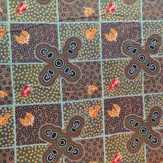 Women Gather Bush Tucker blue