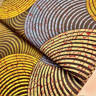 afrikanischer waxprint stoff rot venua