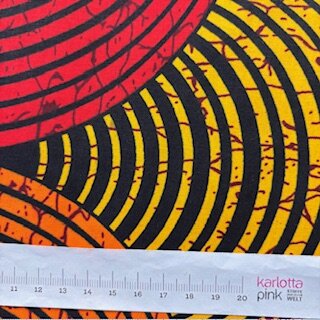 Concentric Circle red (Waxprint)