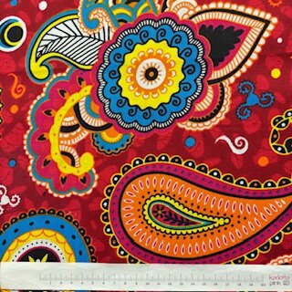 Paisley red