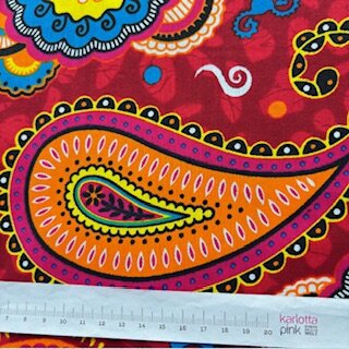 Paisley red