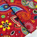 afrikanischer waxprint stoff rot venua