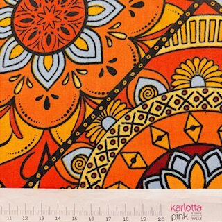 Coloring Book orange (Waxprint)