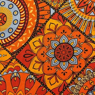 Coloring Book orange (Waxprint)