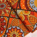 afrikanischer waxprint stoff rot venua