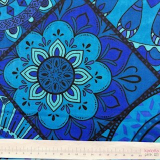 Coloring Book blue (Waxprint)