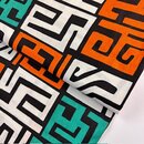 afrikanischer waxprint stoff rot venua