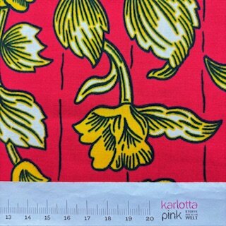 Flowers red (Waxprint)