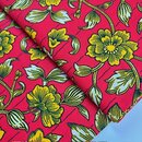 afrikanischer waxprint stoff rot venua