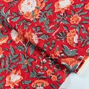 indischer blockprint baumwollstoff indigo