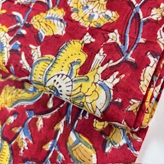 indischer blockprint baumwollstoff indigo