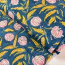 indischer blockprint baumwollstoff indigo
