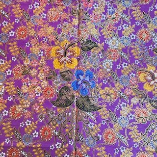 Sarong Floral Gold Line 262