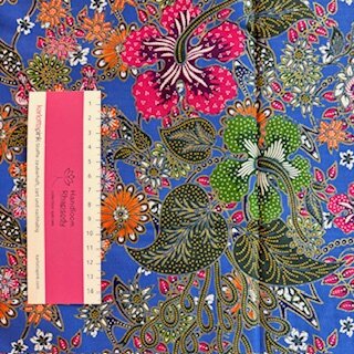Sarong Floral Gold Line 263