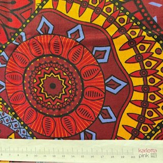 Coloring Book red (Waxprint)