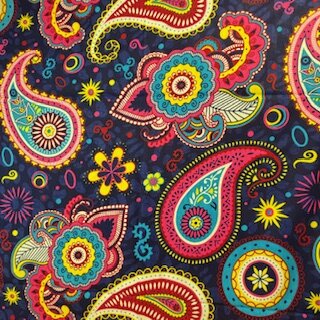 Paisley blue